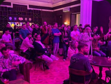 Кадр с митапа «Global DrinkUp»